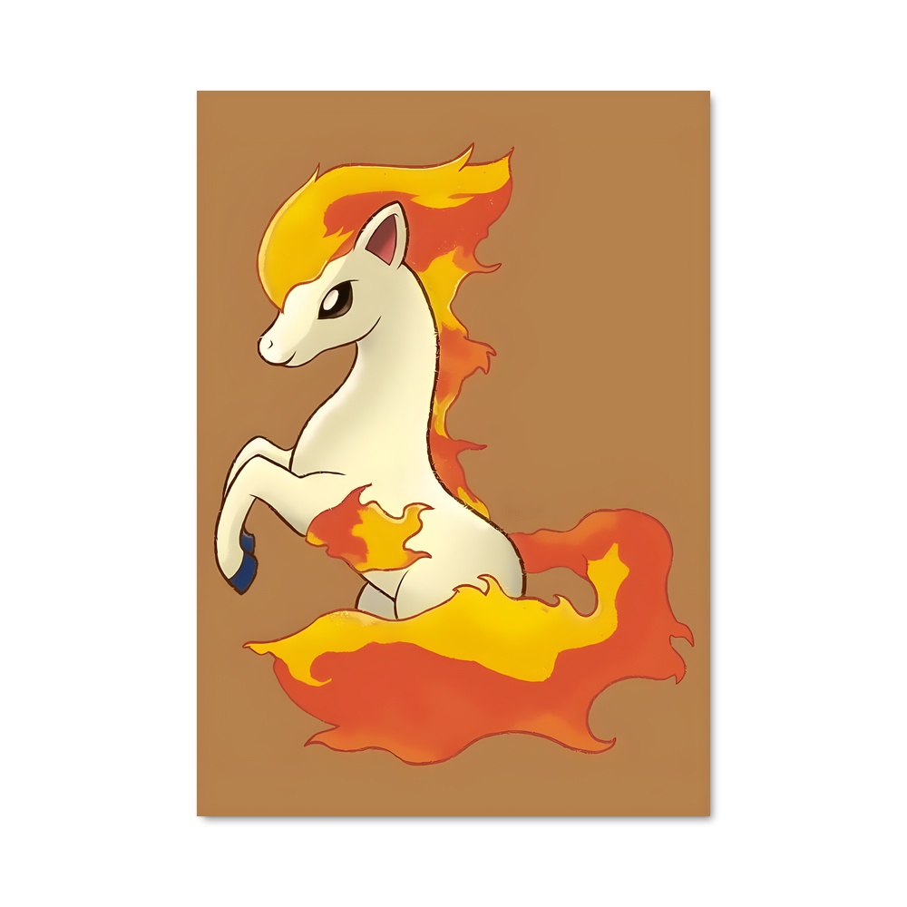Poster Flamme de Licorne – affiche Pokemon