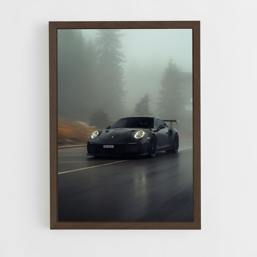 Poster Brume de Vitesse – affiche Porsche (vue 5)