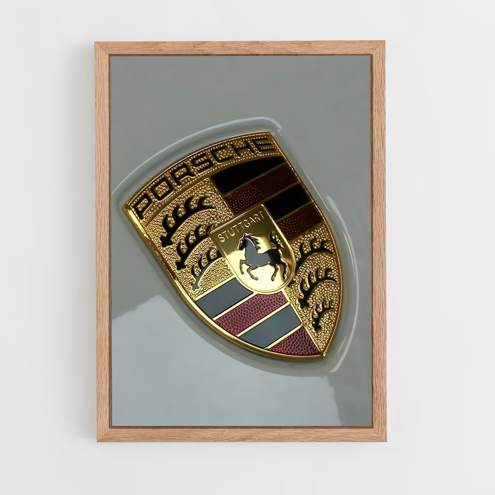 Poster Porsche élégant (vue 4)