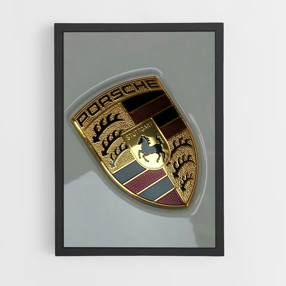 Poster Porsche élégant (vue 2)