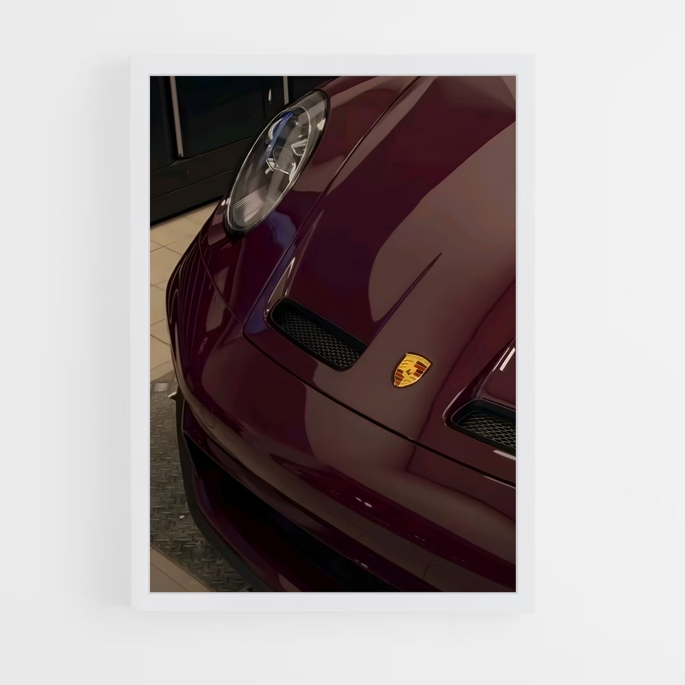 Poster Porsche Éclat Serein (vue 3)