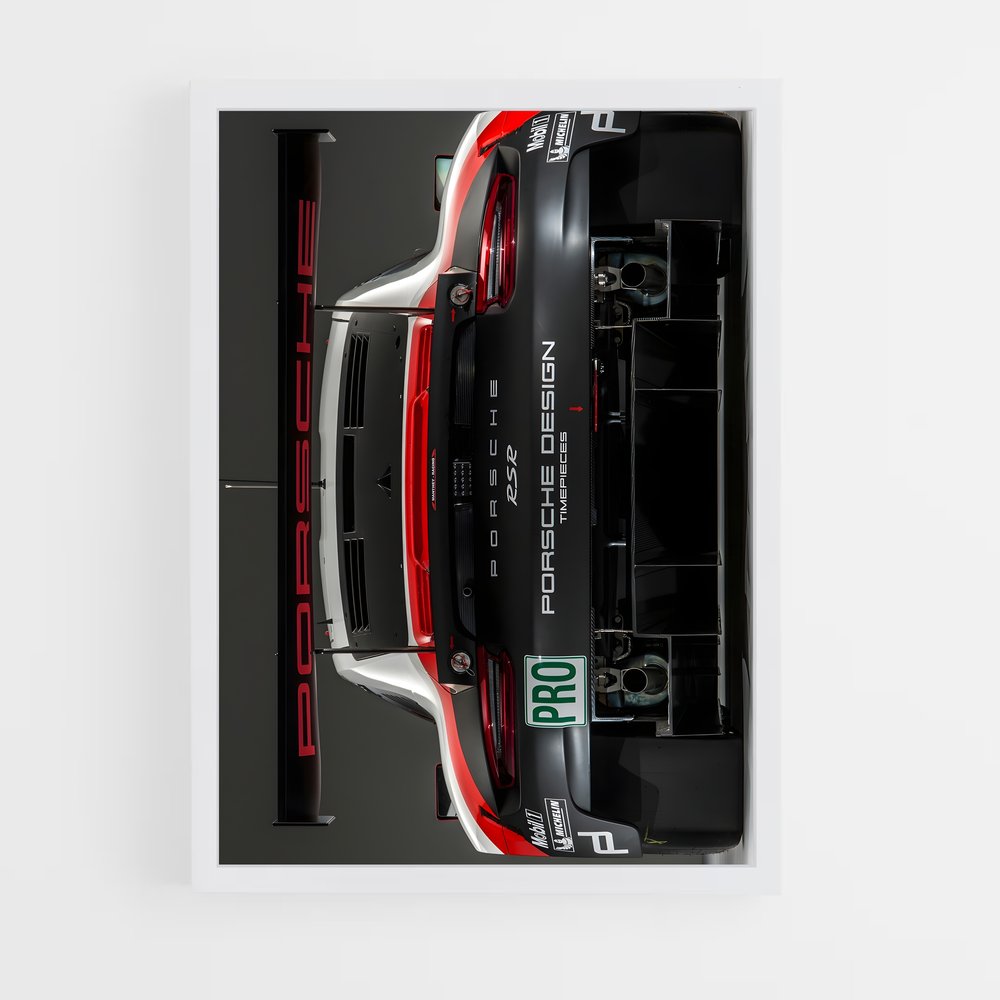 Poster Porsche 911 Turbo (vue 3)