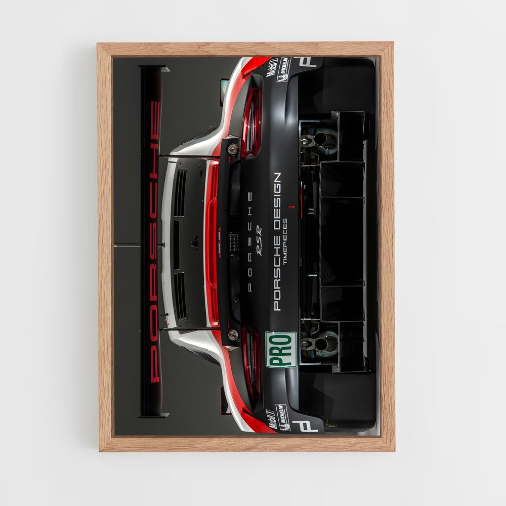 Poster Porsche 911 Turbo (vue 4)
