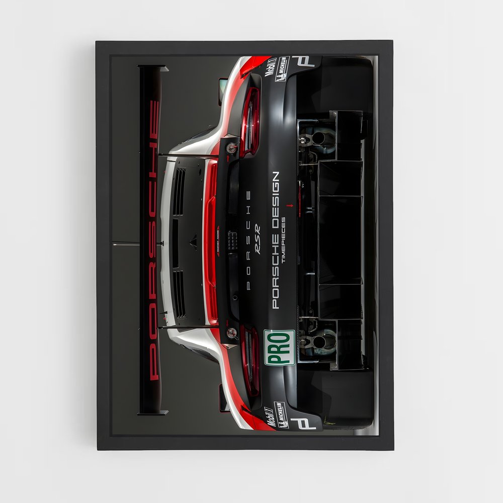 Poster Porsche 911 Turbo (vue 2)