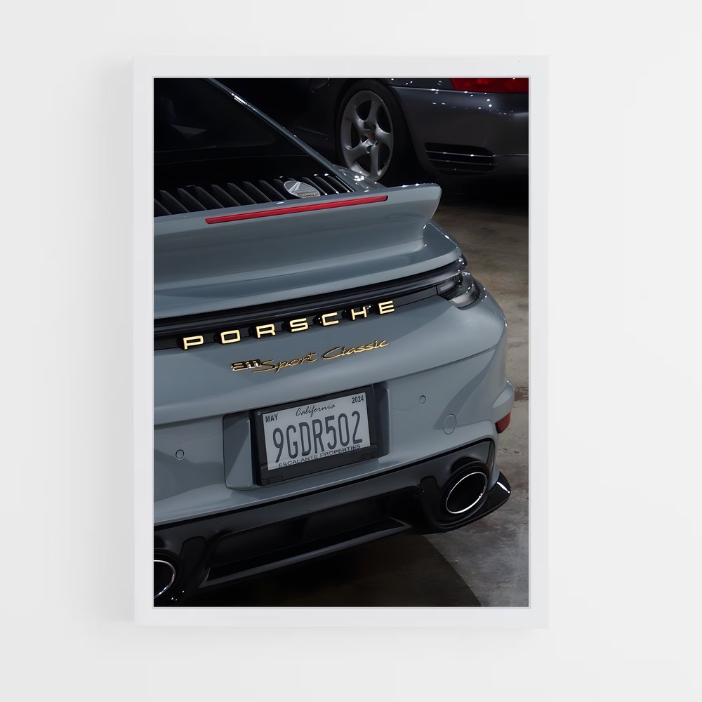 Poster Turbo 911 – affiche Porsche (vue 3)
