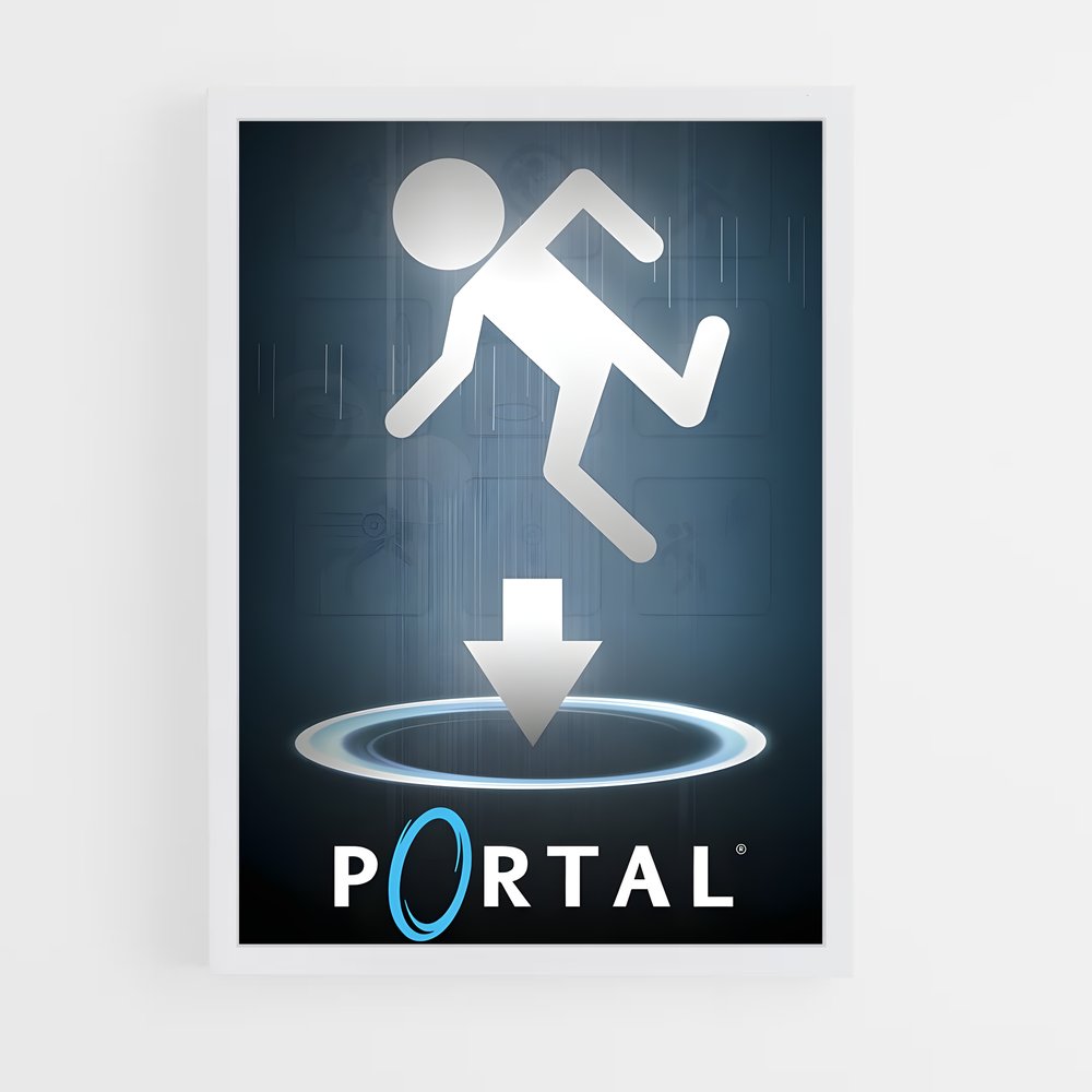 Poster Dimension Infinie – affiche Portal (vue 3)