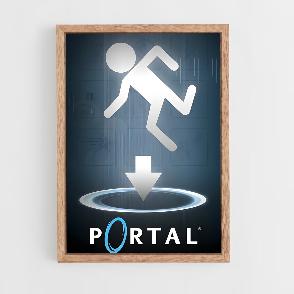 Poster Dimension Infinie – affiche Portal (vue 4)