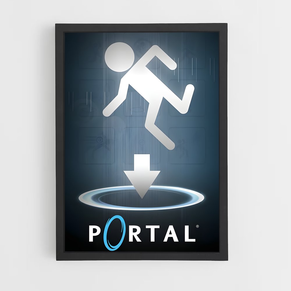 Poster Dimension Infinie – affiche Portal (vue 2)