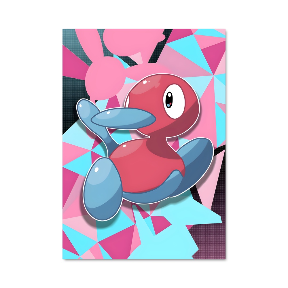 Poster Porygon2 : Évolution Numérique – affiche Pokemon