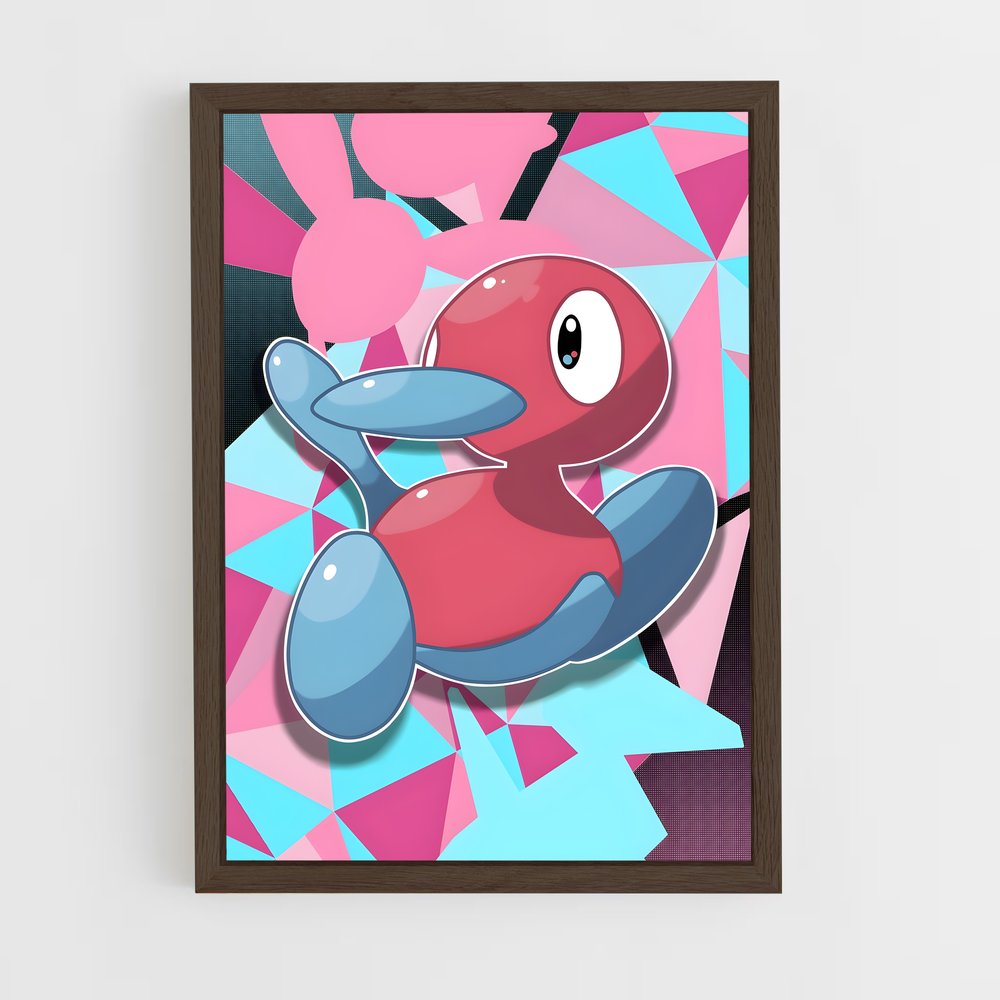 Poster Porygon2 : Évolution Numérique – affiche Pokemon (vue 5)