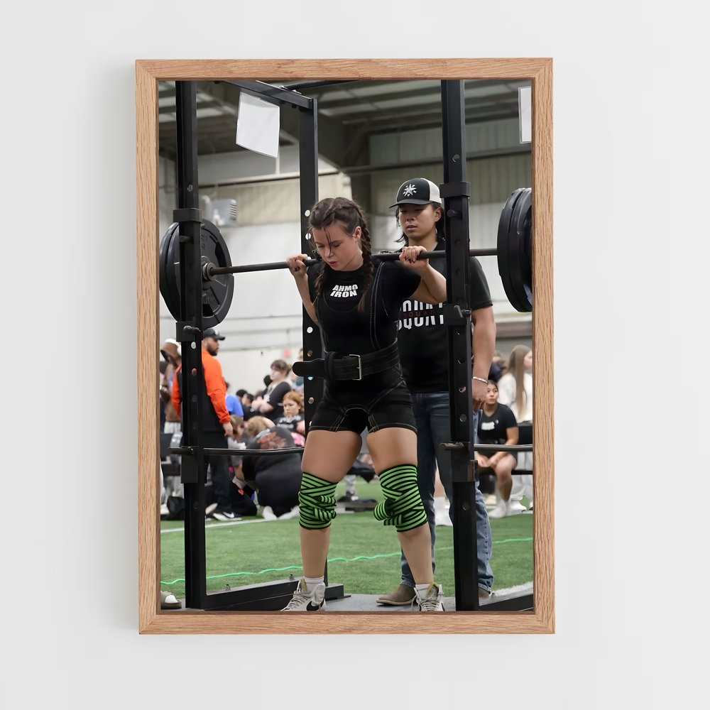 Poster Powerlifting Force (vue 4)
