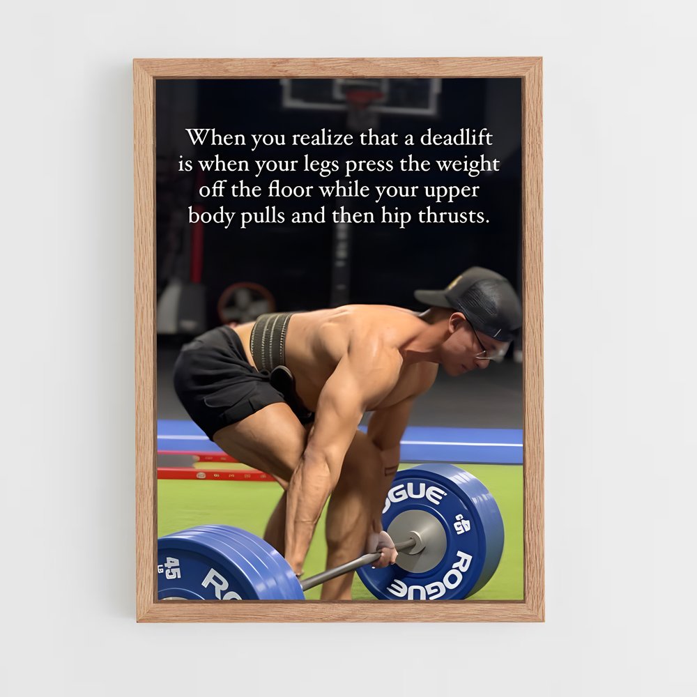 Poster La Force de l'Acier – affiche Powerlifting (vue 4)