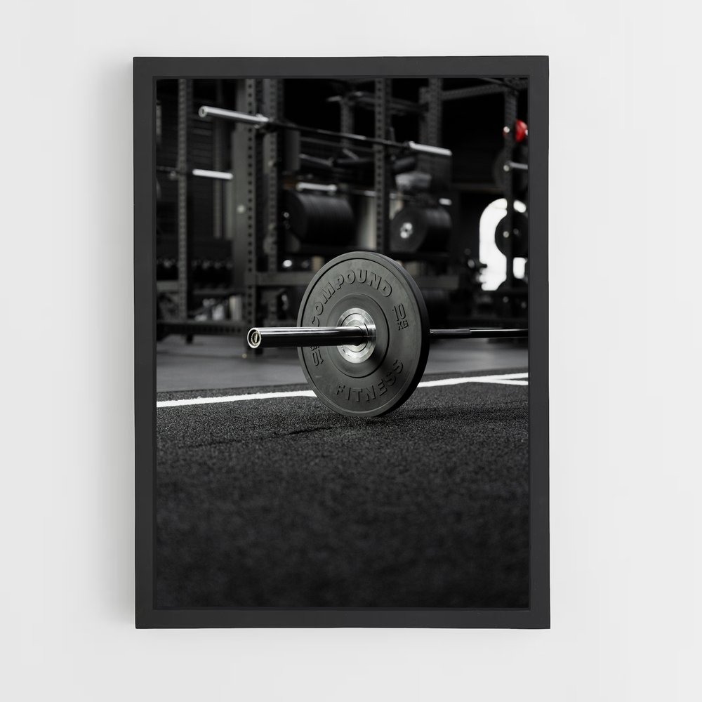 Poster Force de Fer – affiche Powerlifting (vue 2)