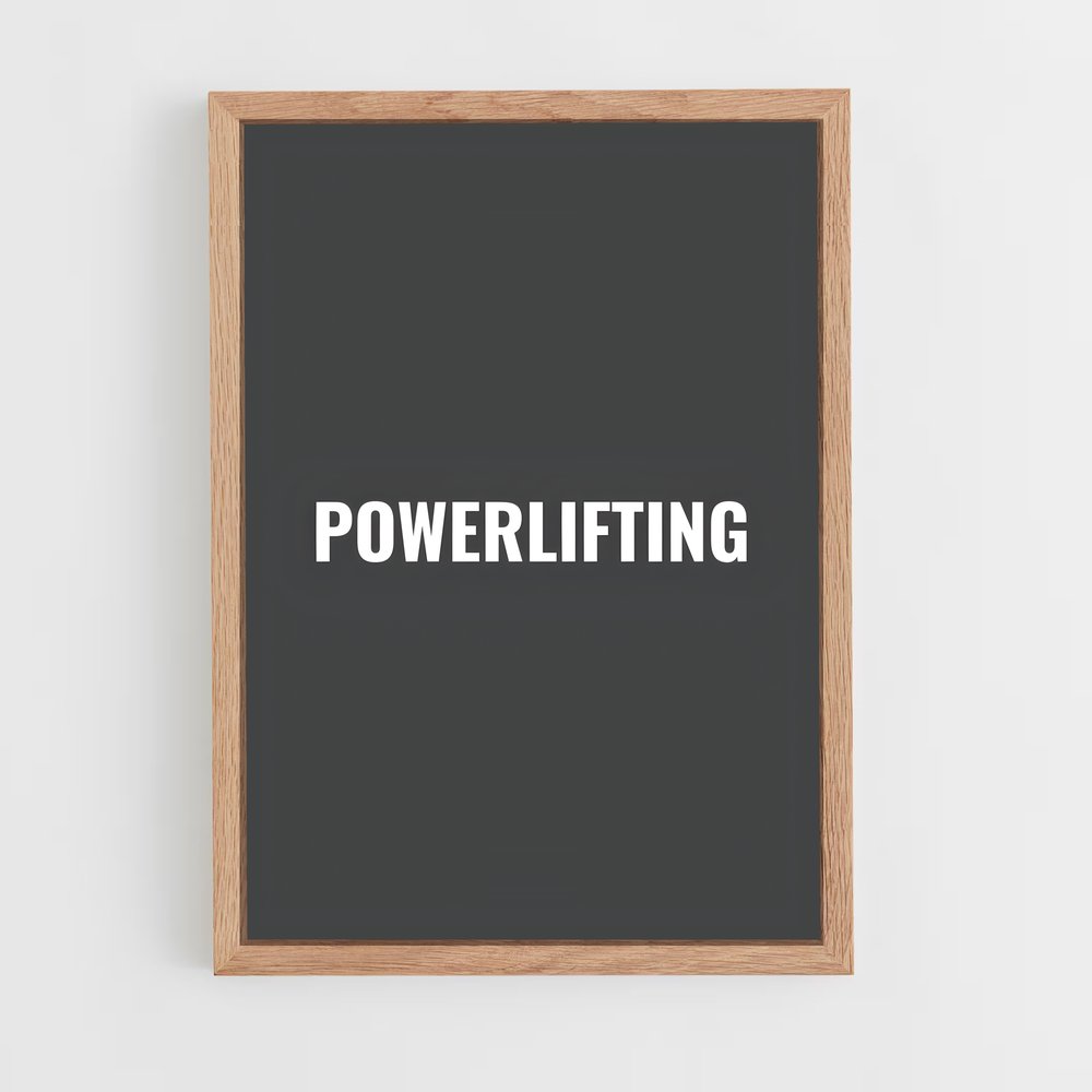 Poster Powerlifting Éveillez (vue 4)