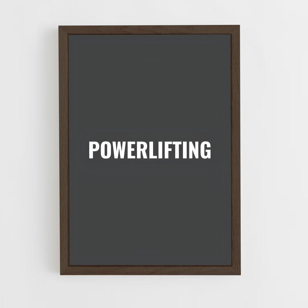 Poster Powerlifting Éveillez (vue 5)