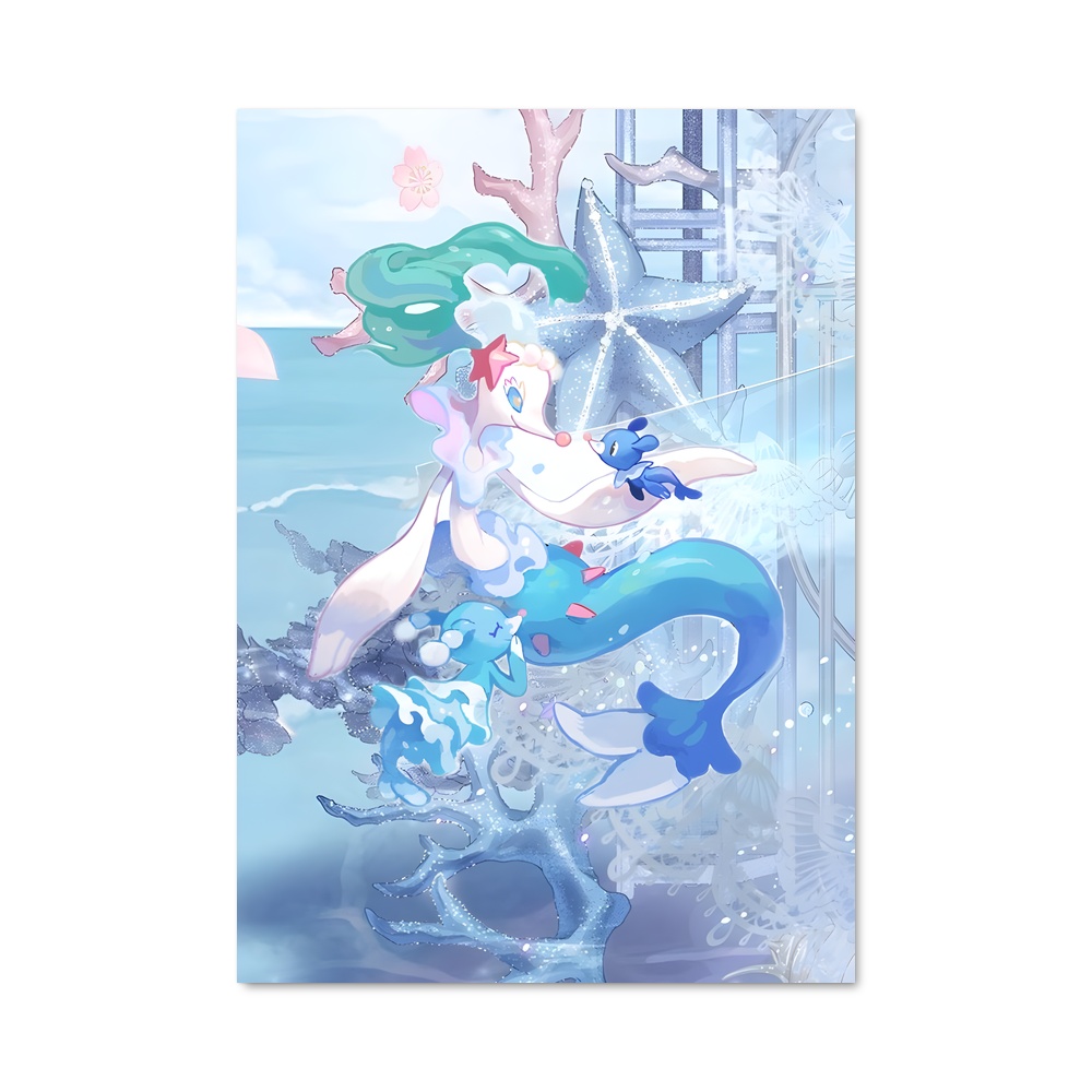 Poster Sirène des Profondeurs – affiche Pokemon