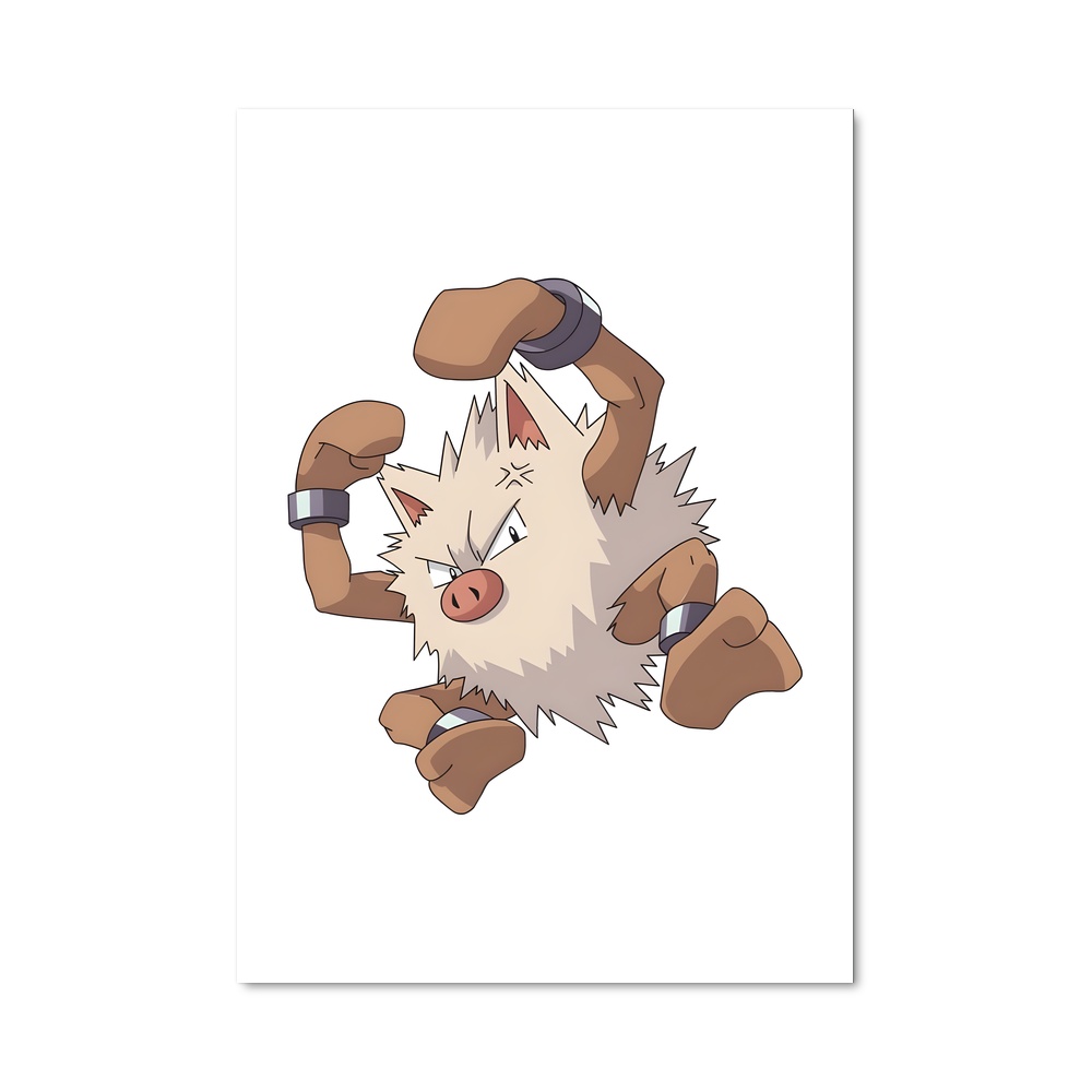 Poster Primeape décalé – affiche Pokemon