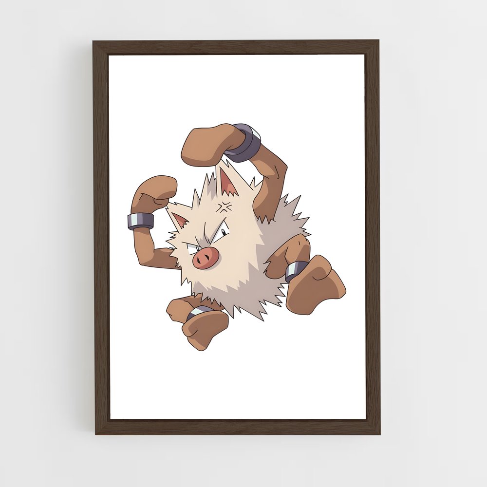 Poster Primeape décalé – affiche Pokemon (vue 5)