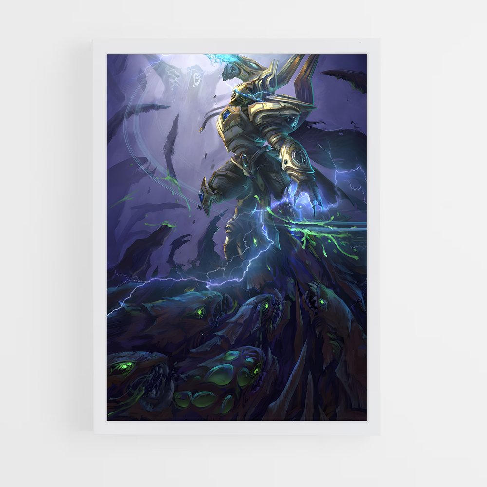 Poster Protoss Ascendant – affiche Starcraft (vue 3)