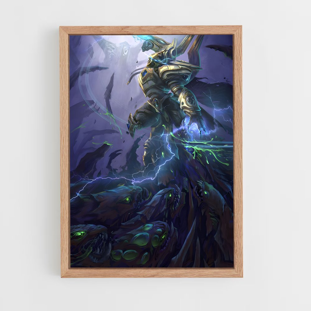 Poster Protoss Ascendant – affiche Starcraft (vue 4)