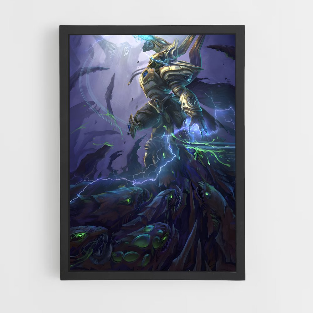 Poster Protoss Ascendant – affiche Starcraft (vue 2)
