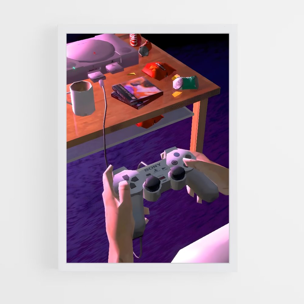 Poster gaming rétro – affiche Consoles (vue 3)