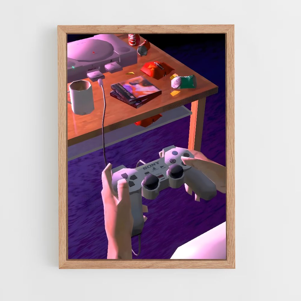 Poster gaming rétro – affiche Consoles (vue 4)