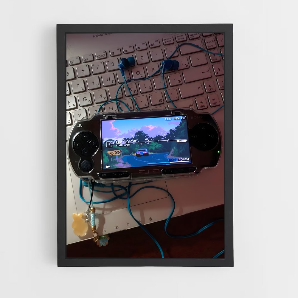 Poster Joystick Legend – affiche Consoles (vue 2)
