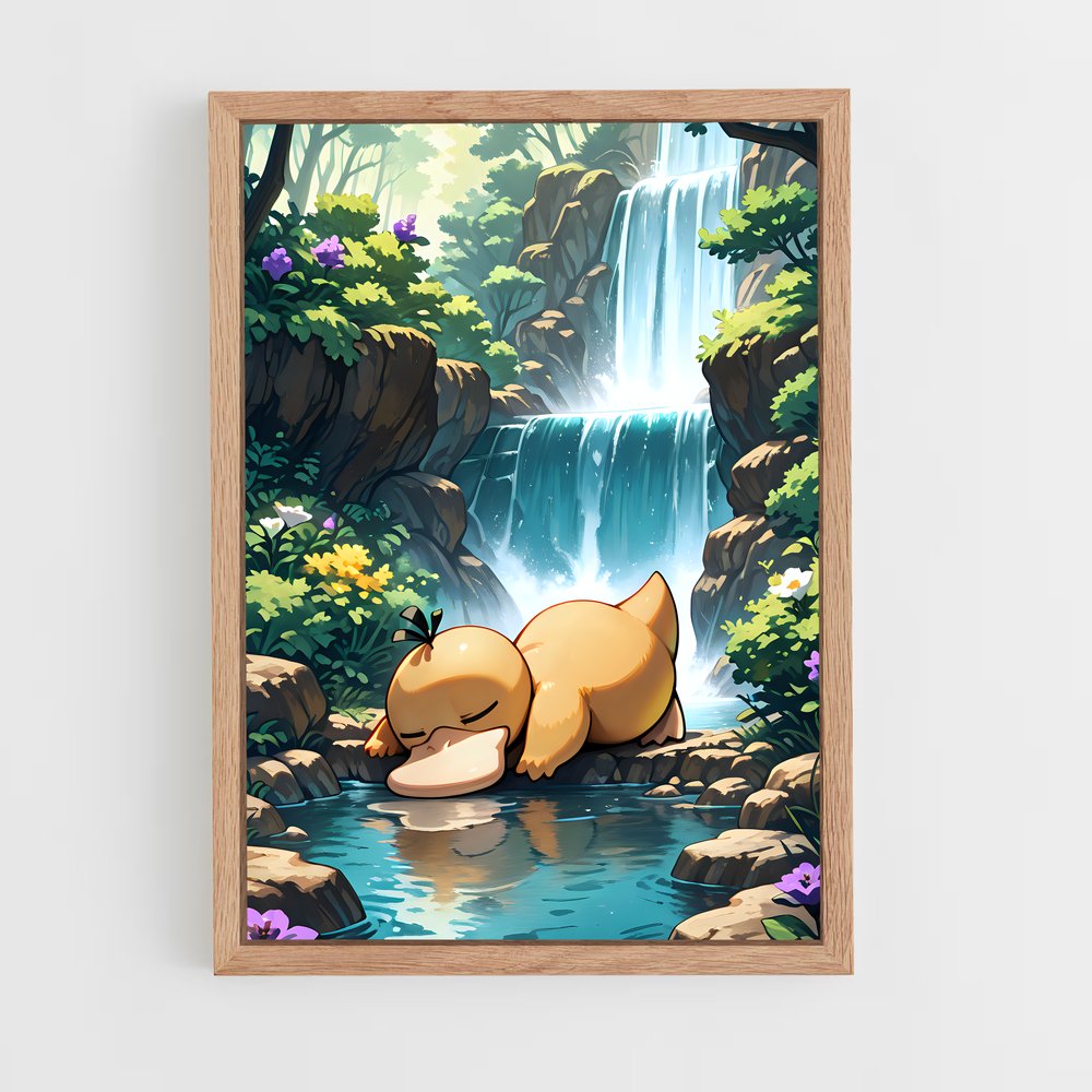 Poster Psyduck paix – affiche Pokemon (vue 4)