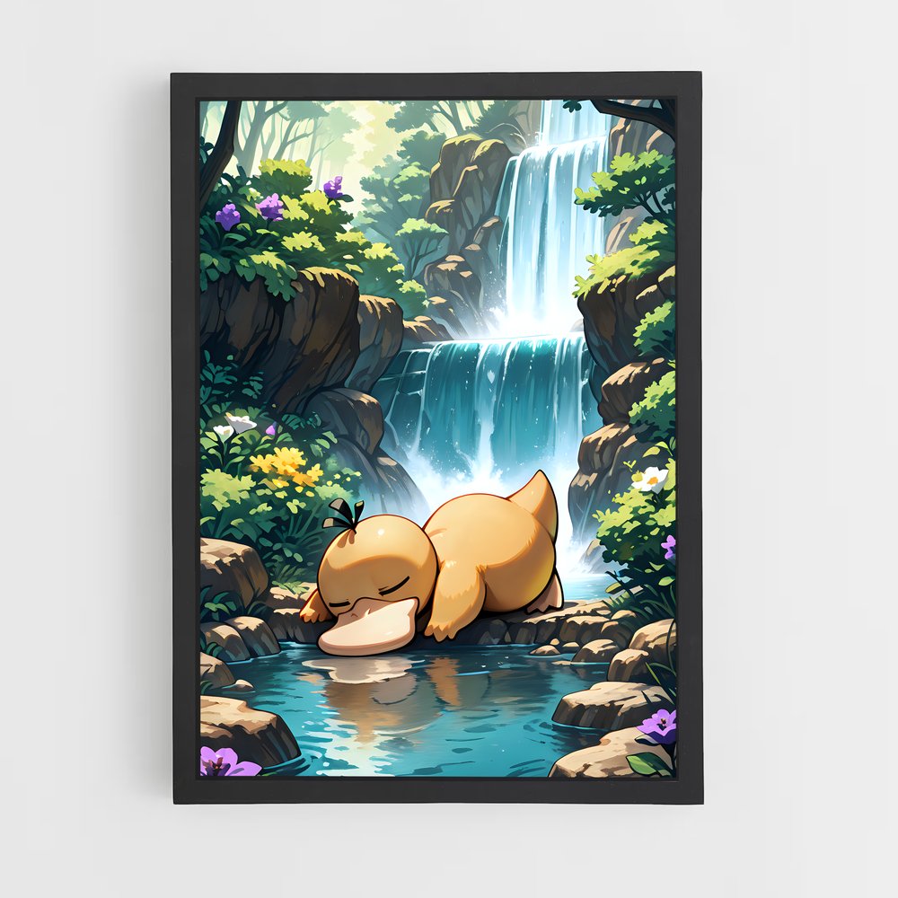 Poster Psyduck paix – affiche Pokemon (vue 2)