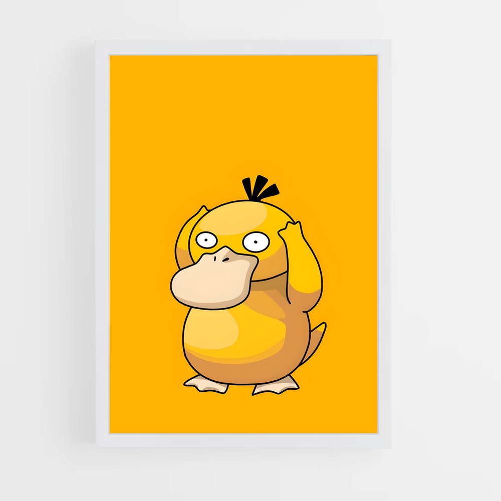 Poster Psyduck Glam – affiche Pokemon (vue 3)
