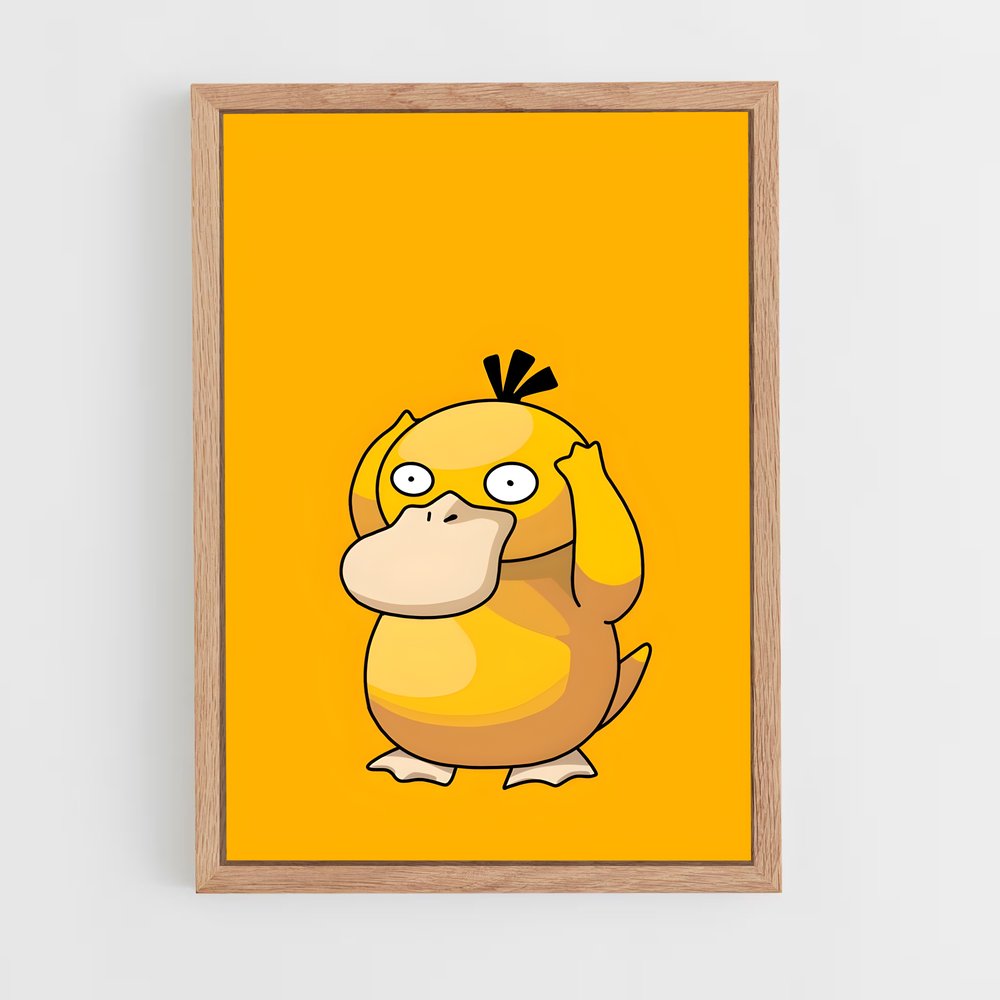Poster Psyduck Glam – affiche Pokemon (vue 4)