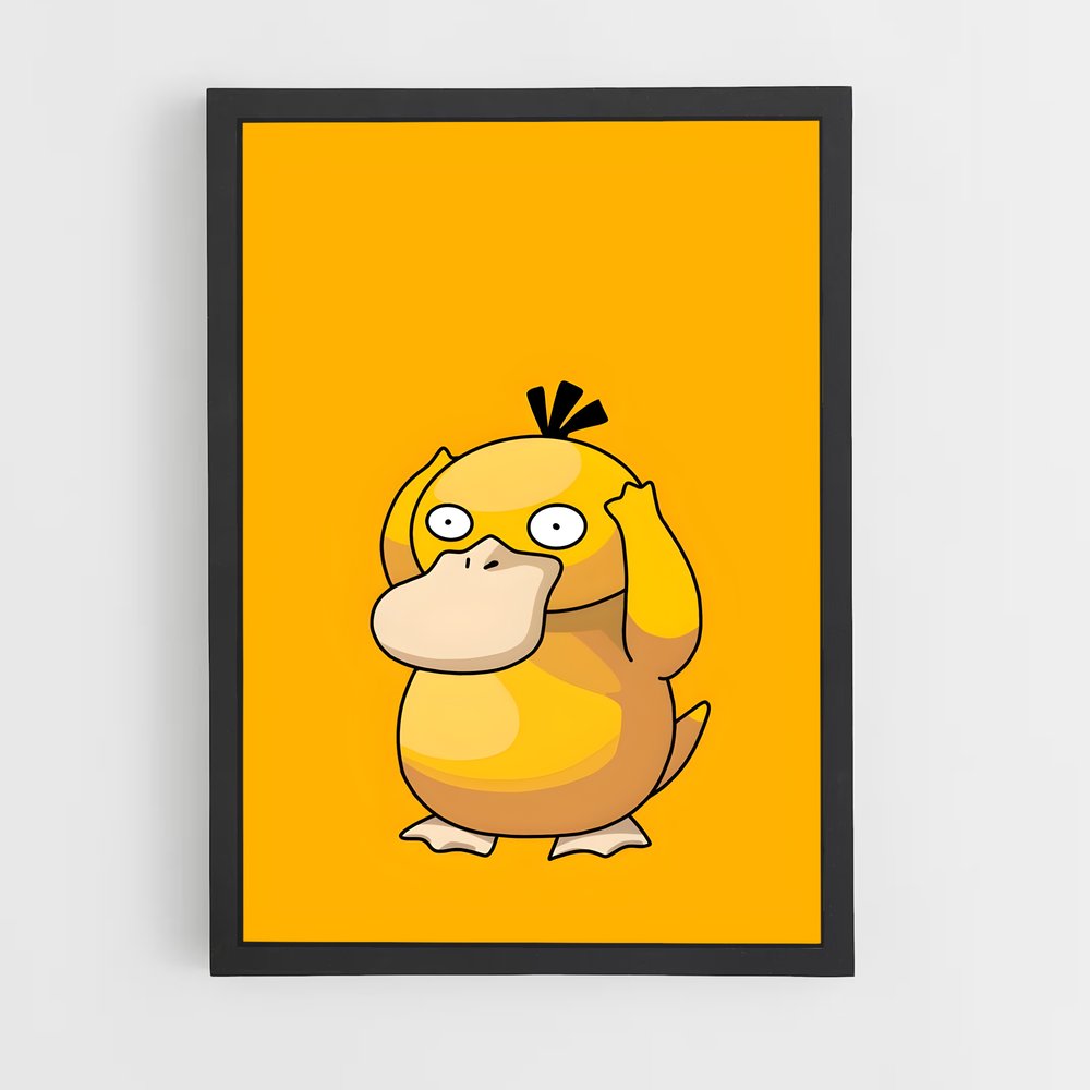 Poster Psyduck Glam – affiche Pokemon (vue 2)
