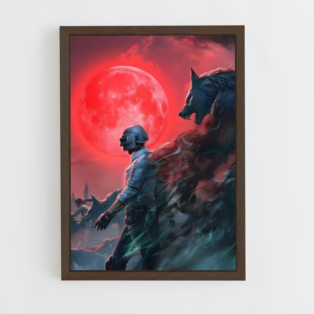 Poster L'Alpha et le Guerrier – affiche Pubg (vue 5)