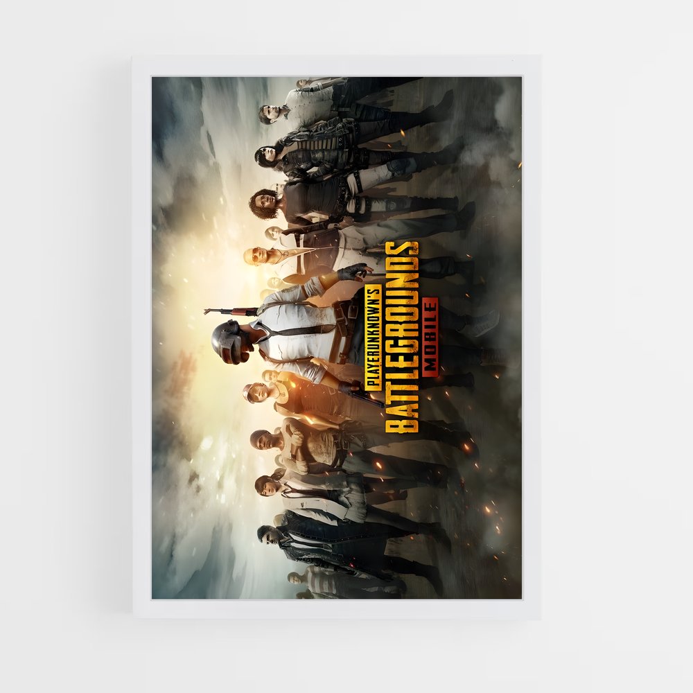 Poster Battlegrounds Unleashed – affiche Pubg (vue 3)