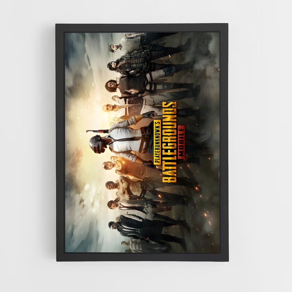 Poster Battlegrounds Unleashed – affiche Pubg (vue 2)
