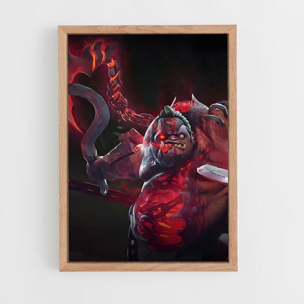 Poster Flamme Nocturne – affiche Dota (vue 4)