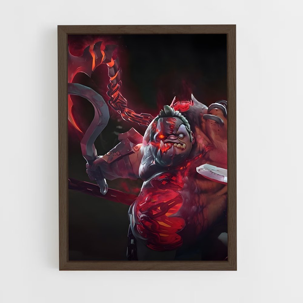 Poster Flamme Nocturne – affiche Dota (vue 5)