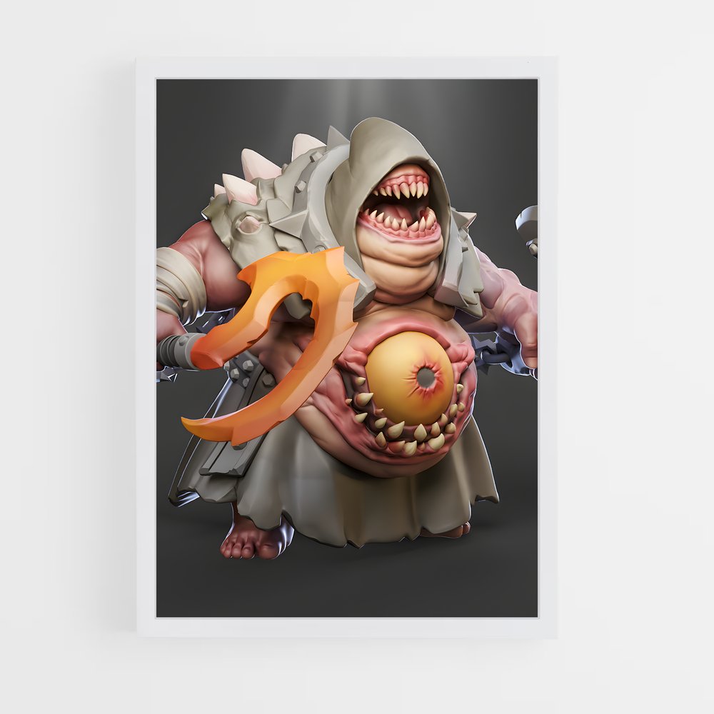 Poster Pudge en Folie – affiche Dota (vue 3)