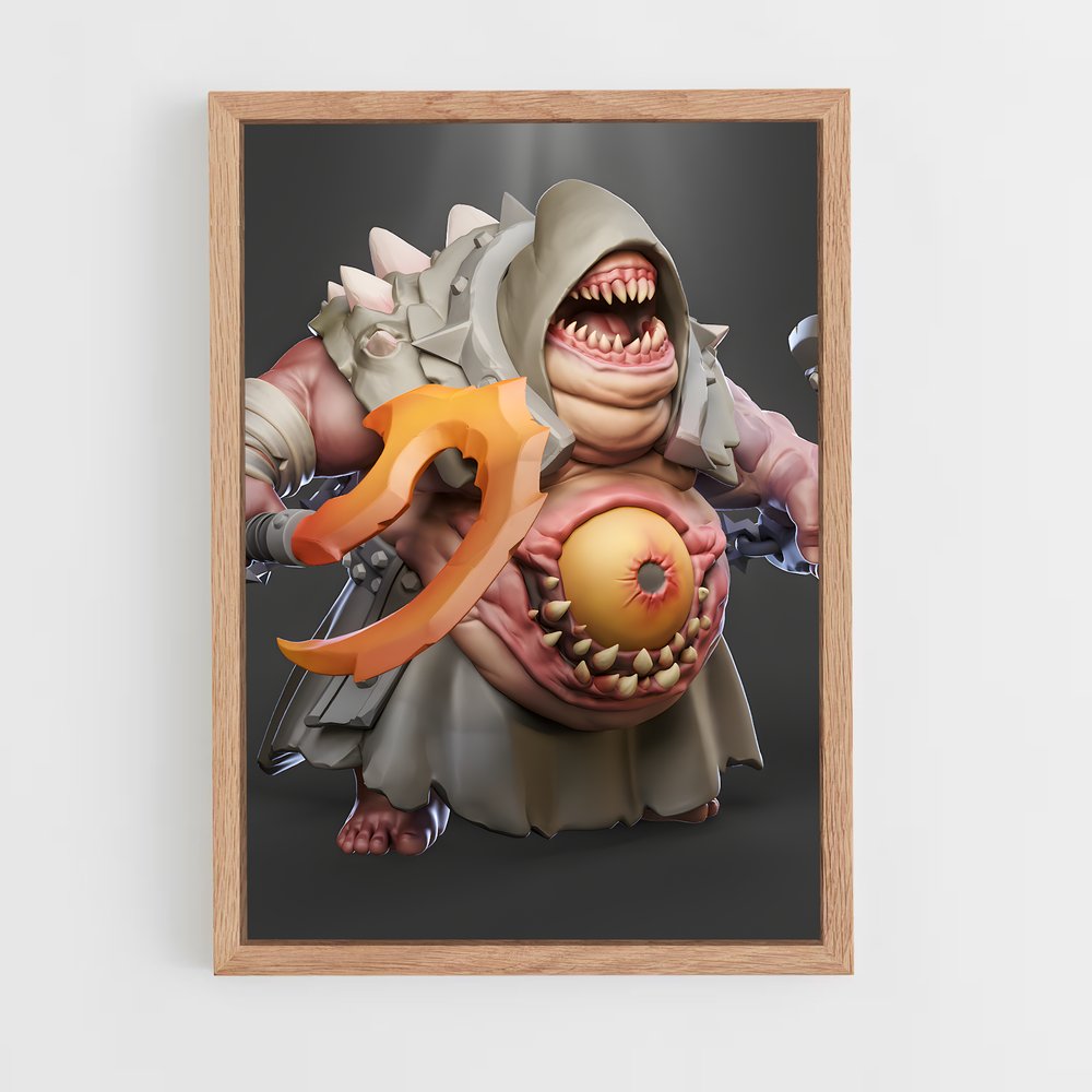 Poster Pudge en Folie – affiche Dota (vue 4)