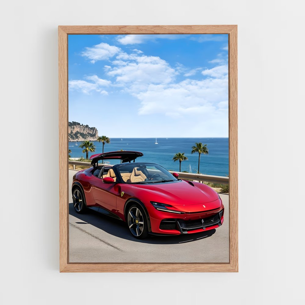 Poster Purosangue Rouge – affiche Ferrari (vue 4)
