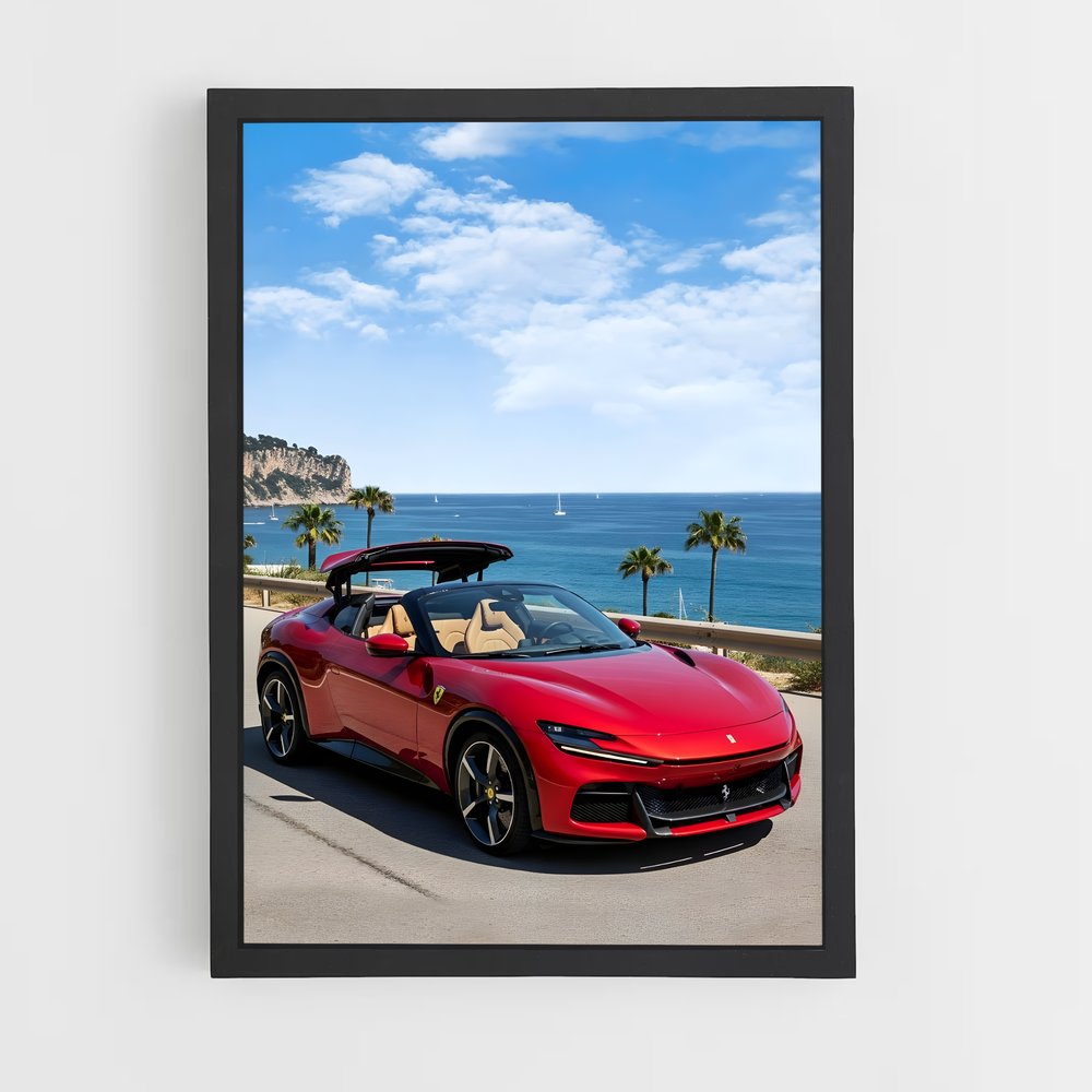 Poster Purosangue Rouge – affiche Ferrari (vue 2)