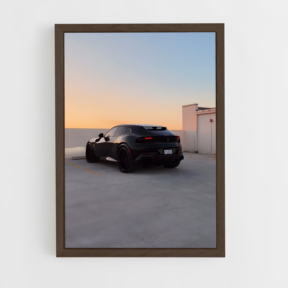Poster Sportif Noir – affiche Ferrari (vue 5)