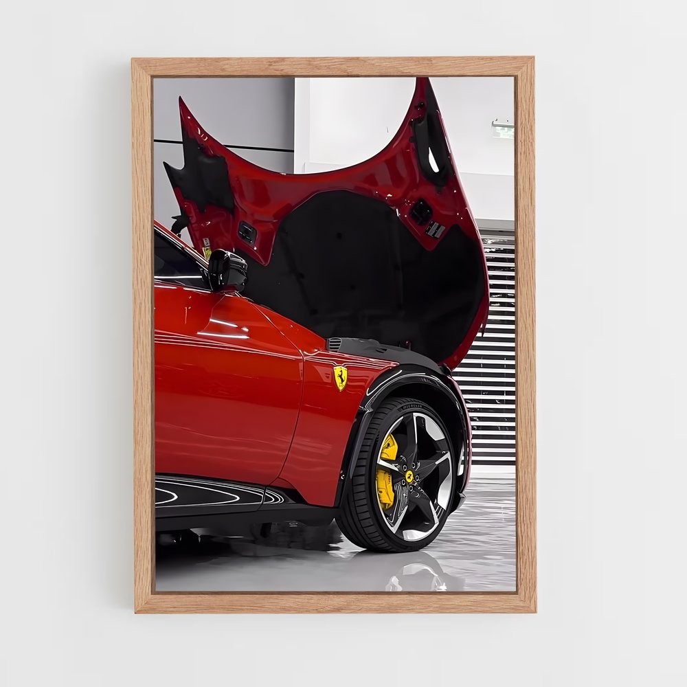 Poster Garage Rouge Ferrari (vue 4)