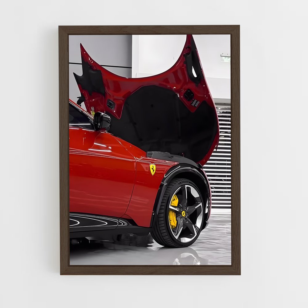 Poster Garage Rouge Ferrari (vue 5)