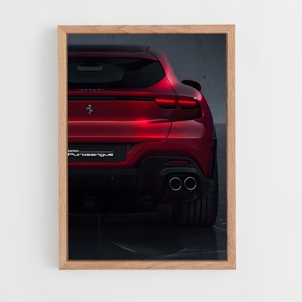 Poster Vision Purosangue – affiche Ferrari (vue 4)