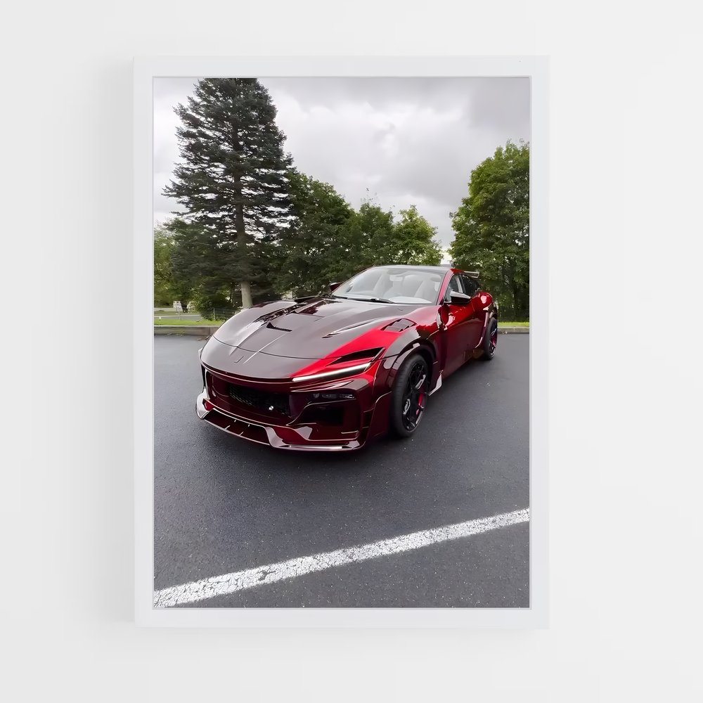 Poster Purosangue décoration – affiche Ferrari (vue 3)