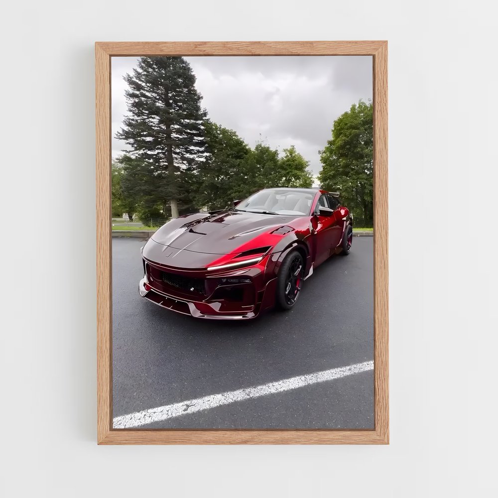 Poster Purosangue décoration – affiche Ferrari (vue 4)