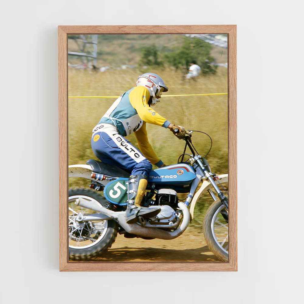 Poster époustouflant Pursang – affiche Bultaco (vue 4)