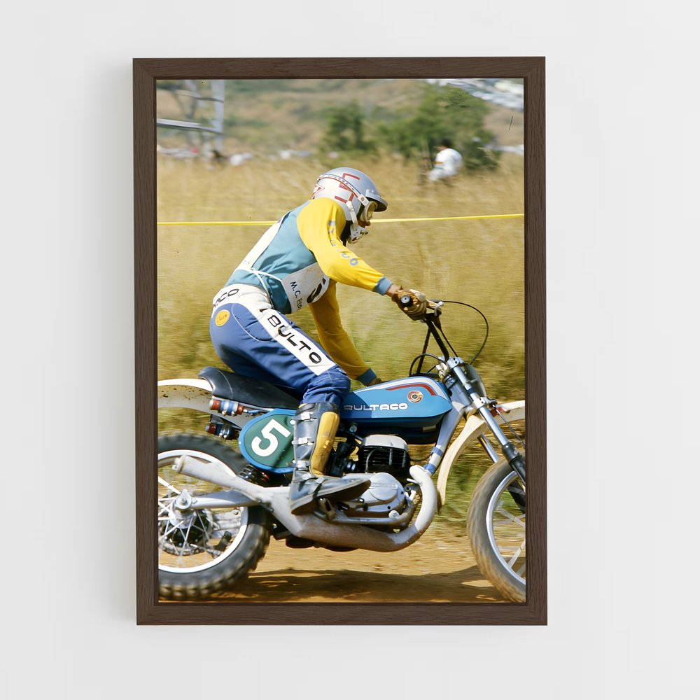 Poster époustouflant Pursang – affiche Bultaco (vue 5)